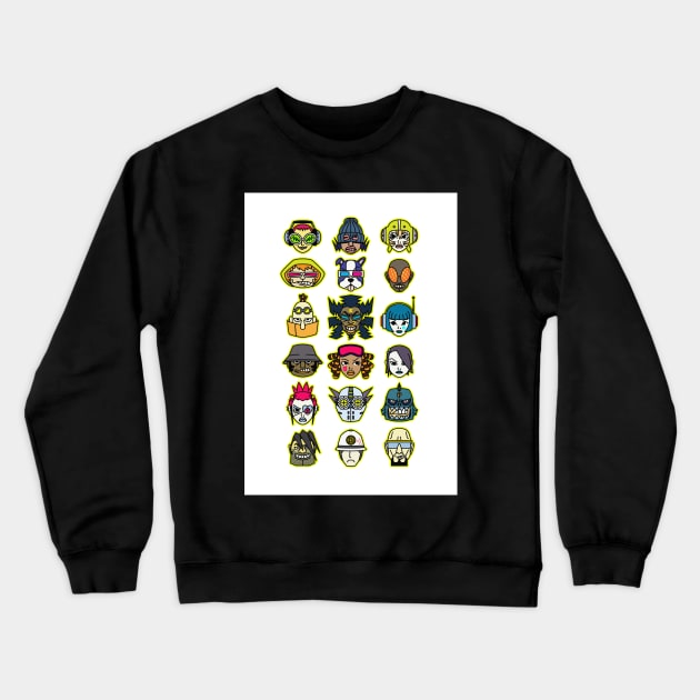 Jet Set Radio Characters Crewneck Sweatshirt by barbes-artworks